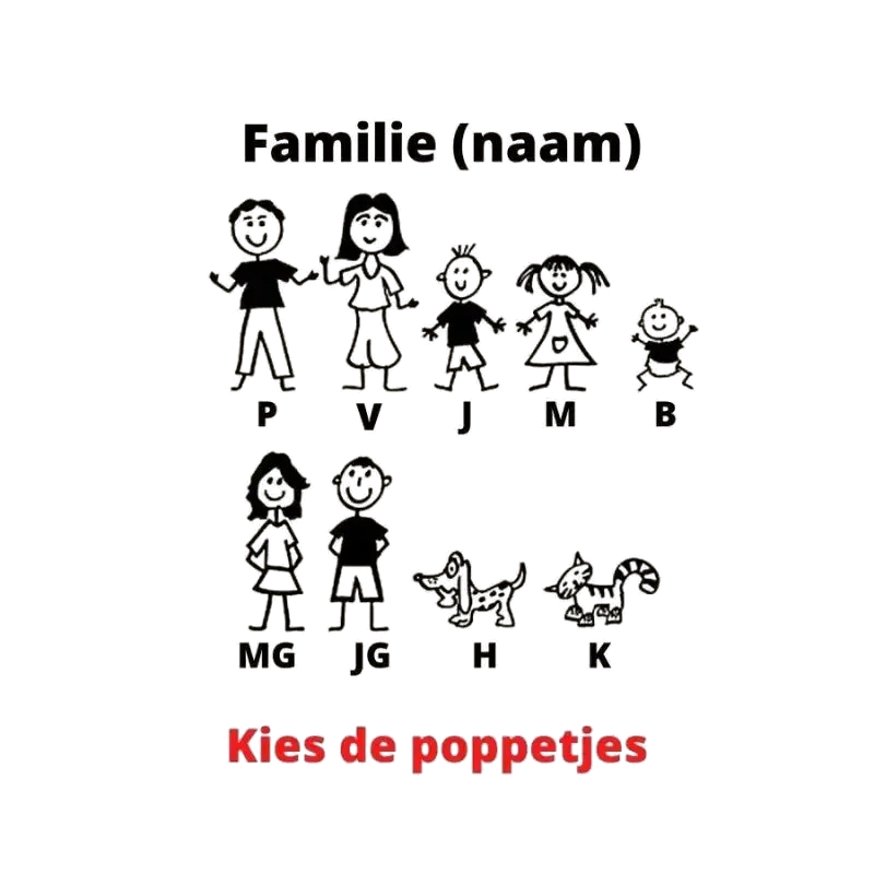Gepersonaliseerde sleutelhanger poppetjes