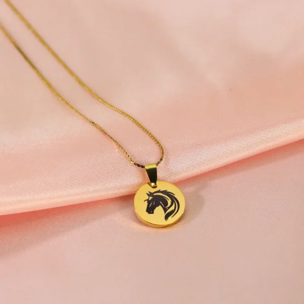 Kinderketting met naam of letter goud