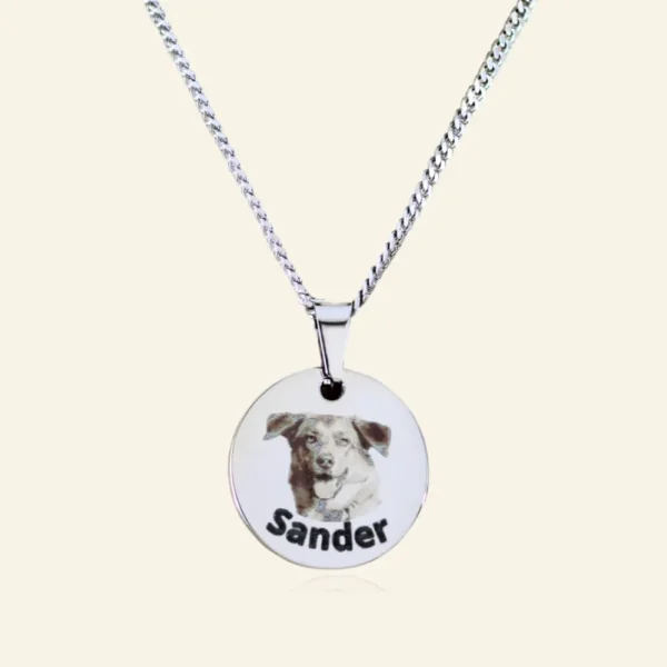 Gepersonaliseerde Huisdier Ketting met foto