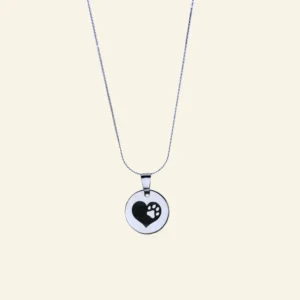 Kinderketting met naam of letter zilver
