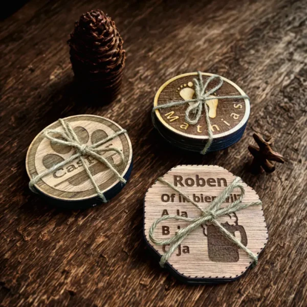 Onderzetters voor glazenbier 5 stuks