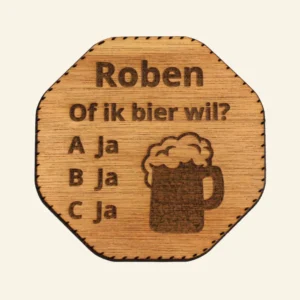 Onderzetters voor glazenbier 5 stuks