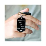 Sleutelhanger met tekst Titanium